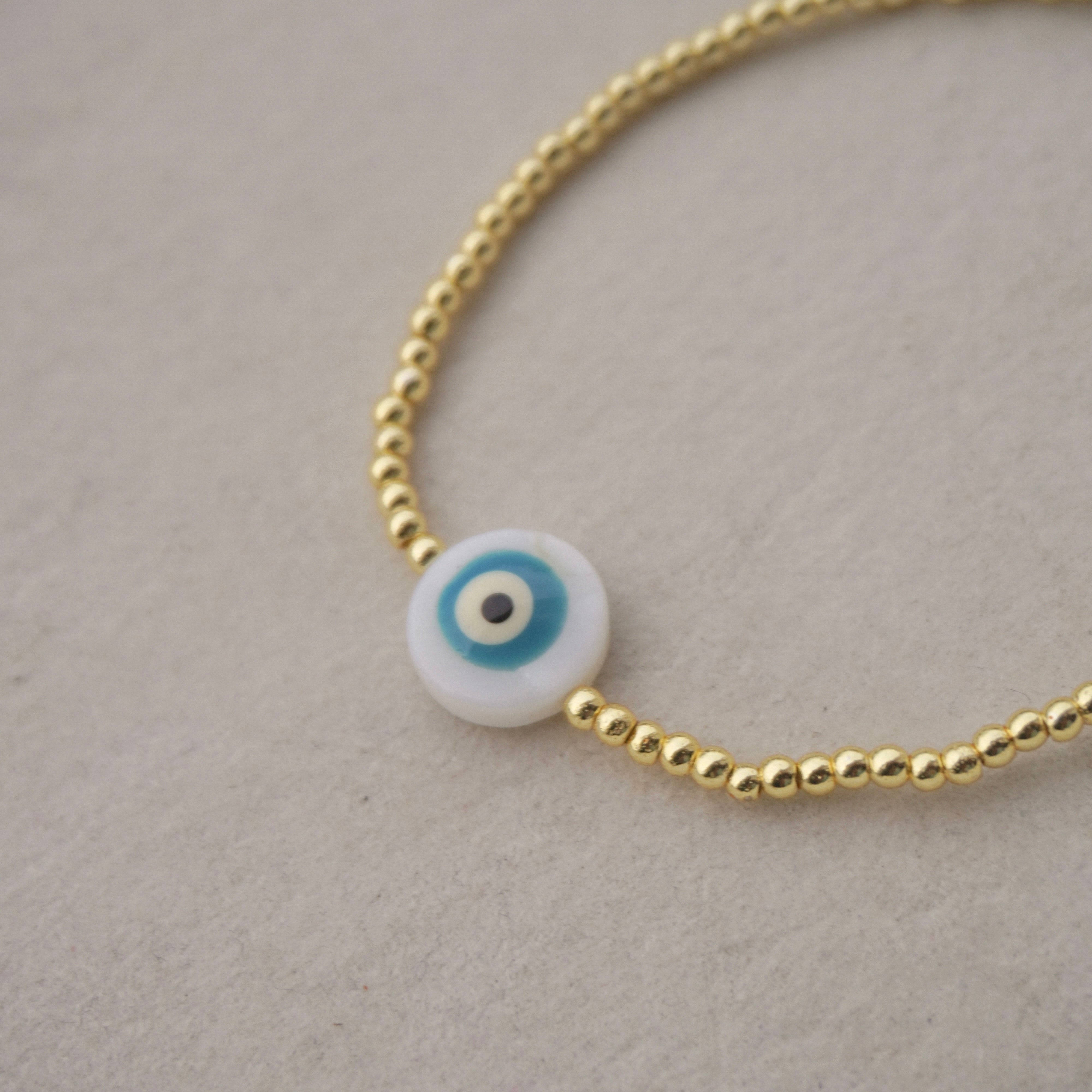 Nacre turk eye bracelet