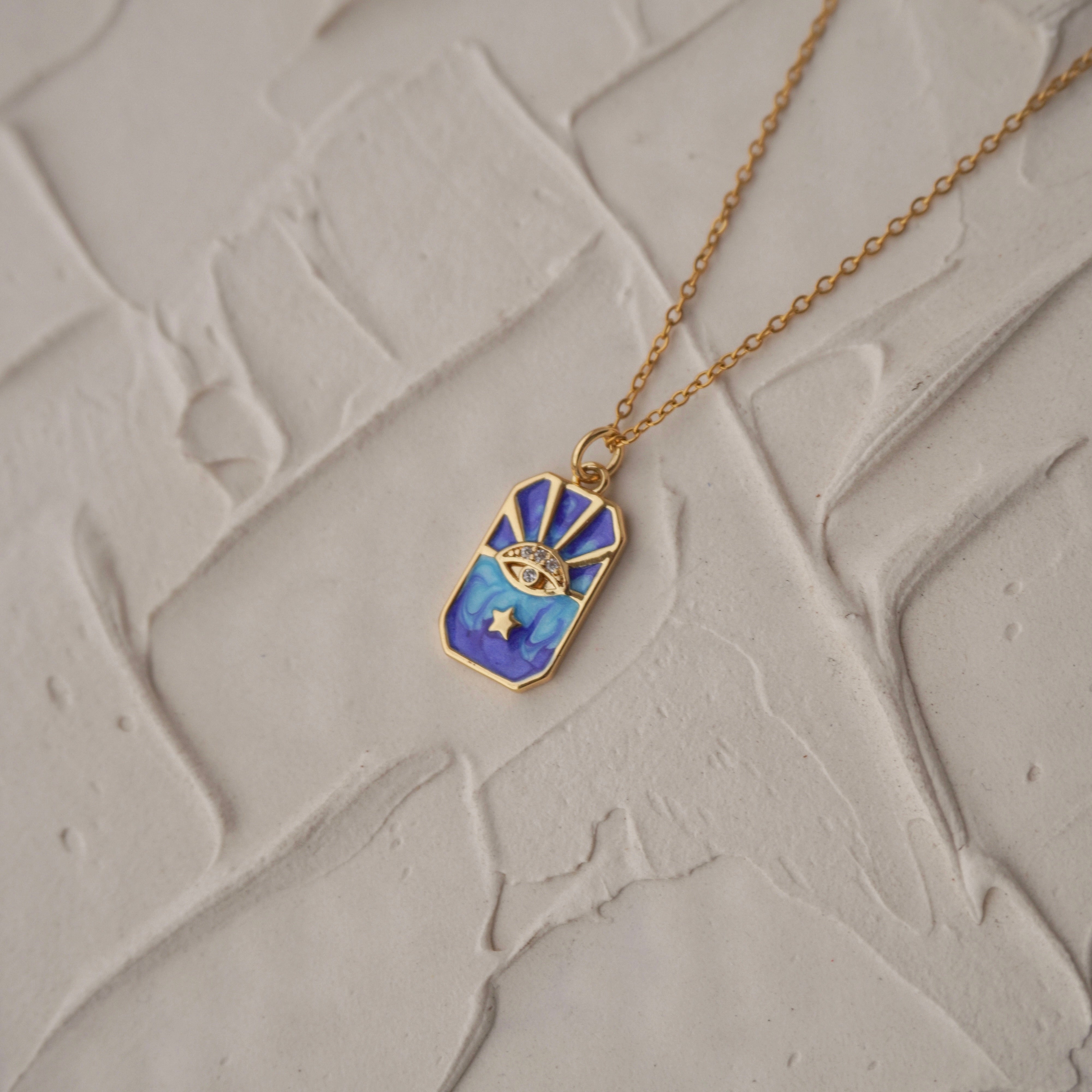 Enamel turk eye
