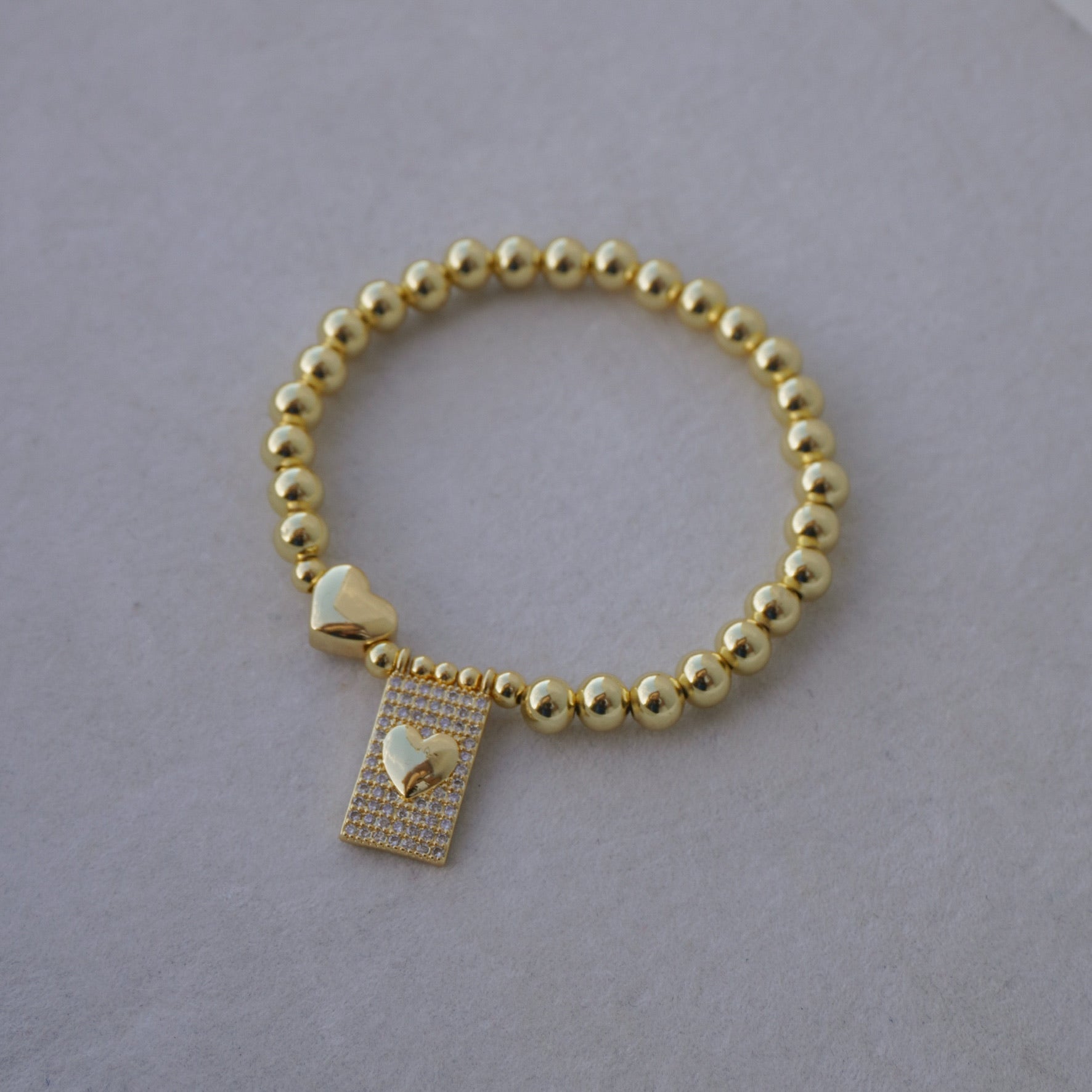 Heart scapular bracelet