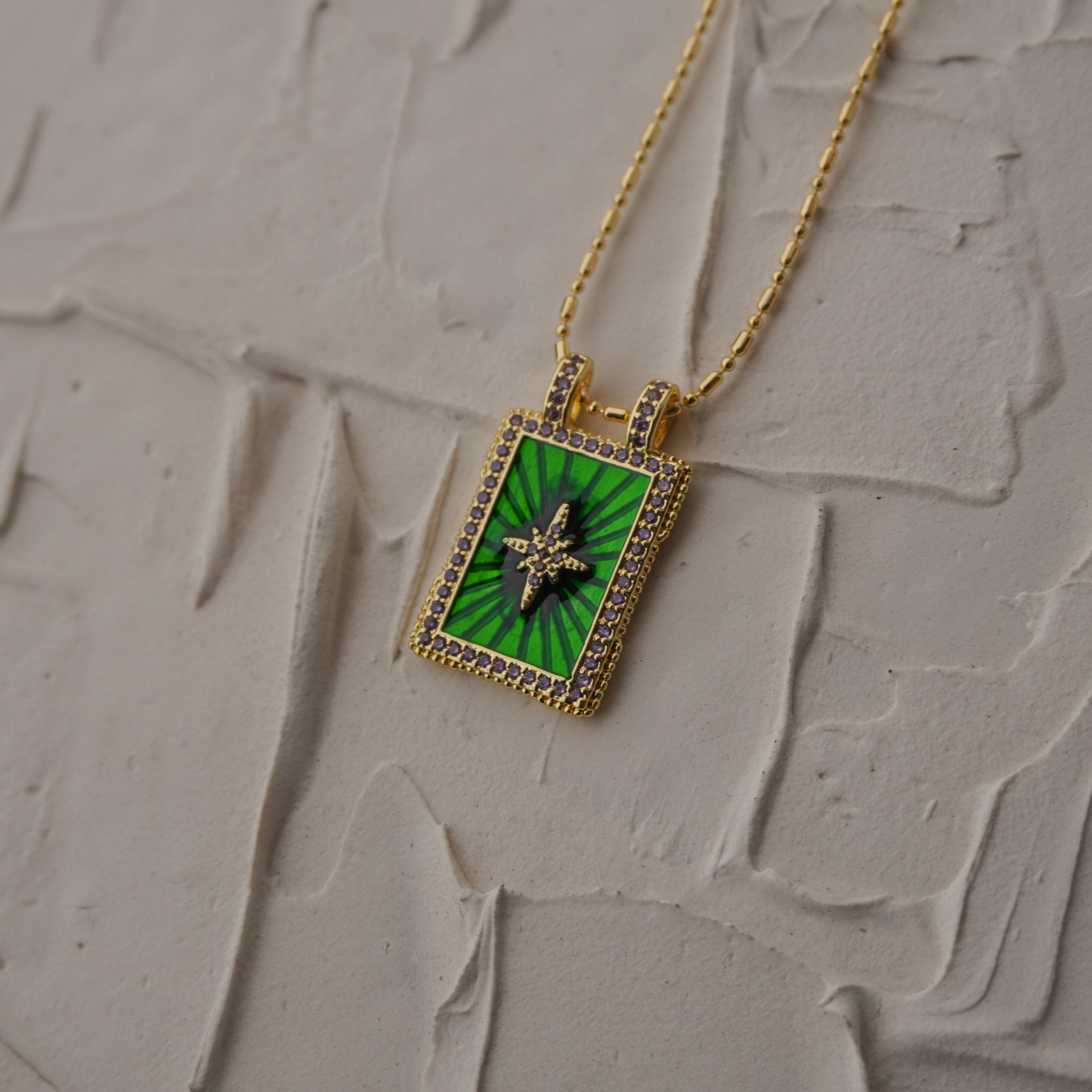 Single tag necklace