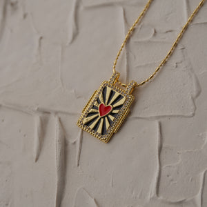 Single tag necklace