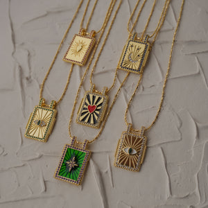 Single tag necklace
